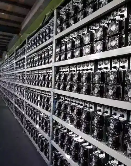 Close-up of a high-efficiency ASIC miner in action, demonstrating optimized hosting solutions for Bitcoin mining