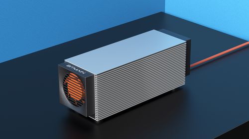 An advanced mining rig setup in a UK facility, optimized for hosting and extracting multiple cryptocurrencies